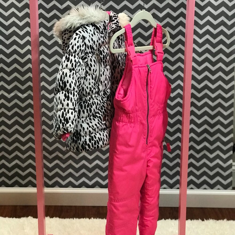 Carters Girls Snow Jacket & Snow Pants 2T